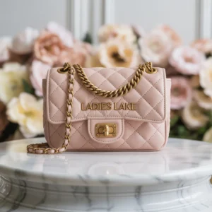 Blush Quilted Handbag