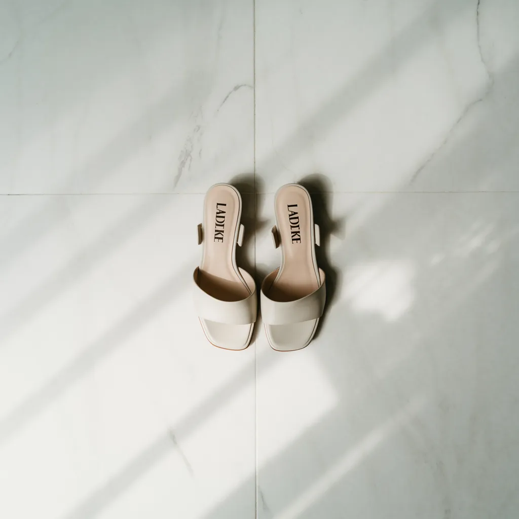 Classic Beige High Heels - Image 4