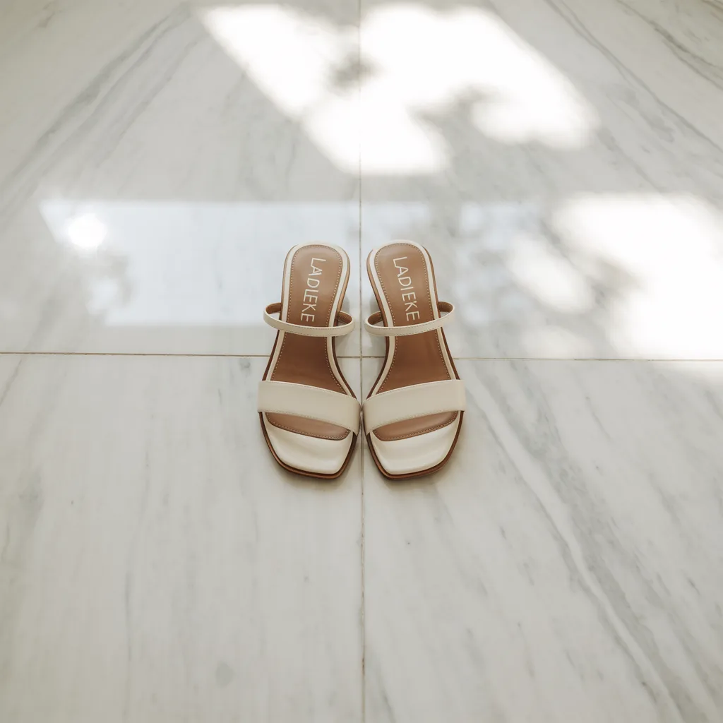 Classic Beige High Heels - Image 5